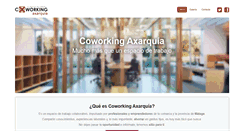 Desktop Screenshot of coworkingaxarquia.com